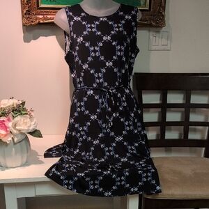 Ivanka Trump Blue and White Dress. Soft And Comfy.